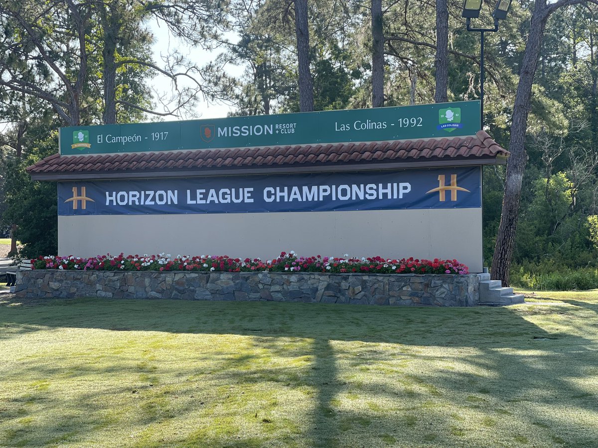Here we go!! It’s time for the opening round of the <a href="/HorizonLeague/">Horizon League</a> Championship! 

Men are up first off no. 1 tee! Follow live scoring: results.golfstat.com/public/leaderb…

#GoVikes