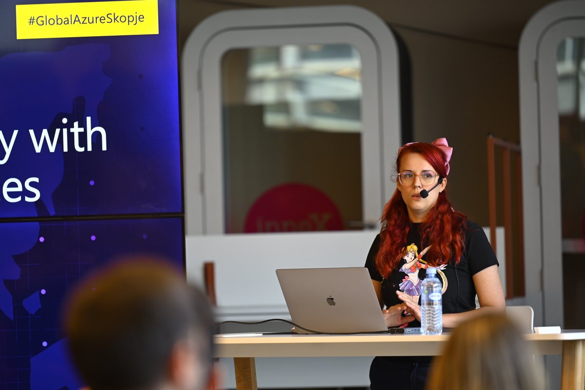 Highlander (@vasilburaliev) on Twitter photo Ana Jovanovska @ <a href="/GlobalAzure/">GlobalAzure</a> Skopje 2024 about the security segment in the Cloud.
#globalazure #azure #cloud #globalazuremk #globalazureskopje #techevent Ana Jovanovska @ <a href="/GlobalAzure/">GlobalAzure</a> Skopje 2024 about the security segment in the Cloud.
#globalazure #azure #cloud #globalazuremk #globalazureskopje #techevent