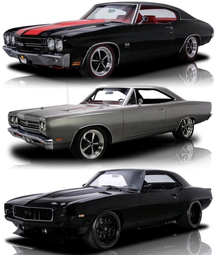Choice is your 
1- 1970 Chevelle 
2- 1969 Roadrunner 
3- 1969 Camaro