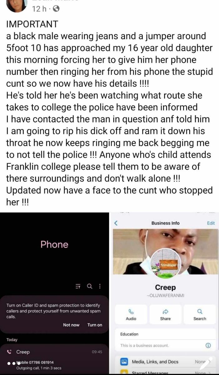 WARNING TO PARENTS AND STUDENTS IN GRIMSBY AFTER THIS MAN FORCES GIRL TO GIVE HIM HER PHONE NUMBER He's been hanging around the Franklin college area of Grimsby which is also next to Grimsby college He's told the girl he's been watching what route she takes @Humberbeat do your