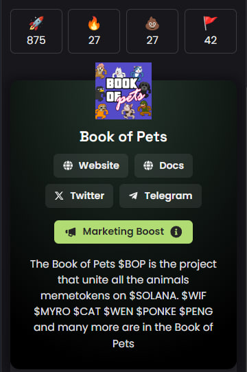 Lets push $BOP on the DexScreener, boost us to 2K rockets and we will go back in Trendings!

Hold stronger and let new holders to come in! When we will gain our holders and go back to 1M, more updates will appear, let me see how bullish you are👀

Solana fixed, BTC halving done,