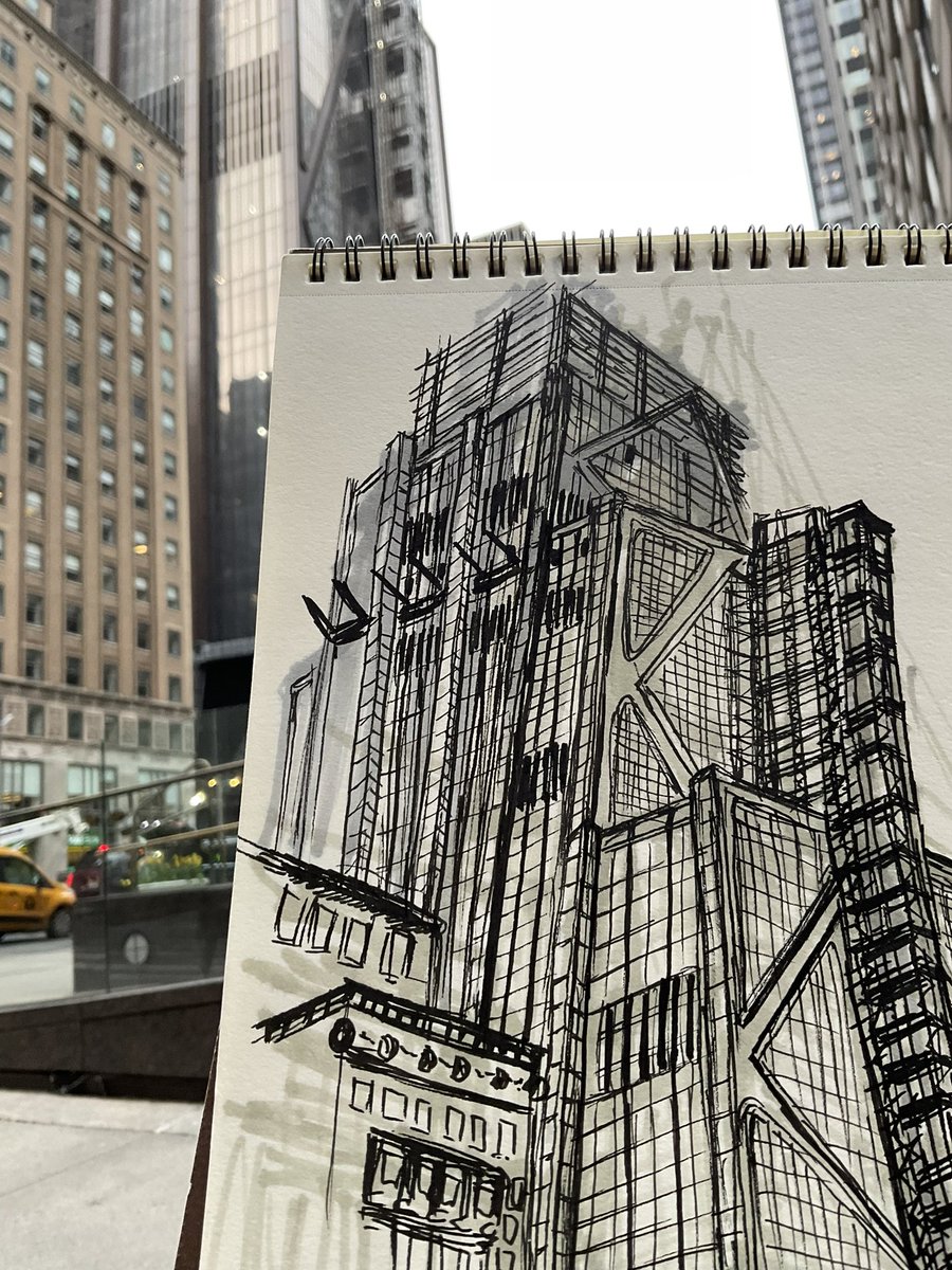 More artsy stuff! #architecture #architecturalillustration #industrialdesign #comicart #sketchbook #jpmorganchase #270parkave #spacerobots #sketchbook #conceptart #conceptdesign #storyboard #IndieGameDev #bladerunner #scifiart #gameart