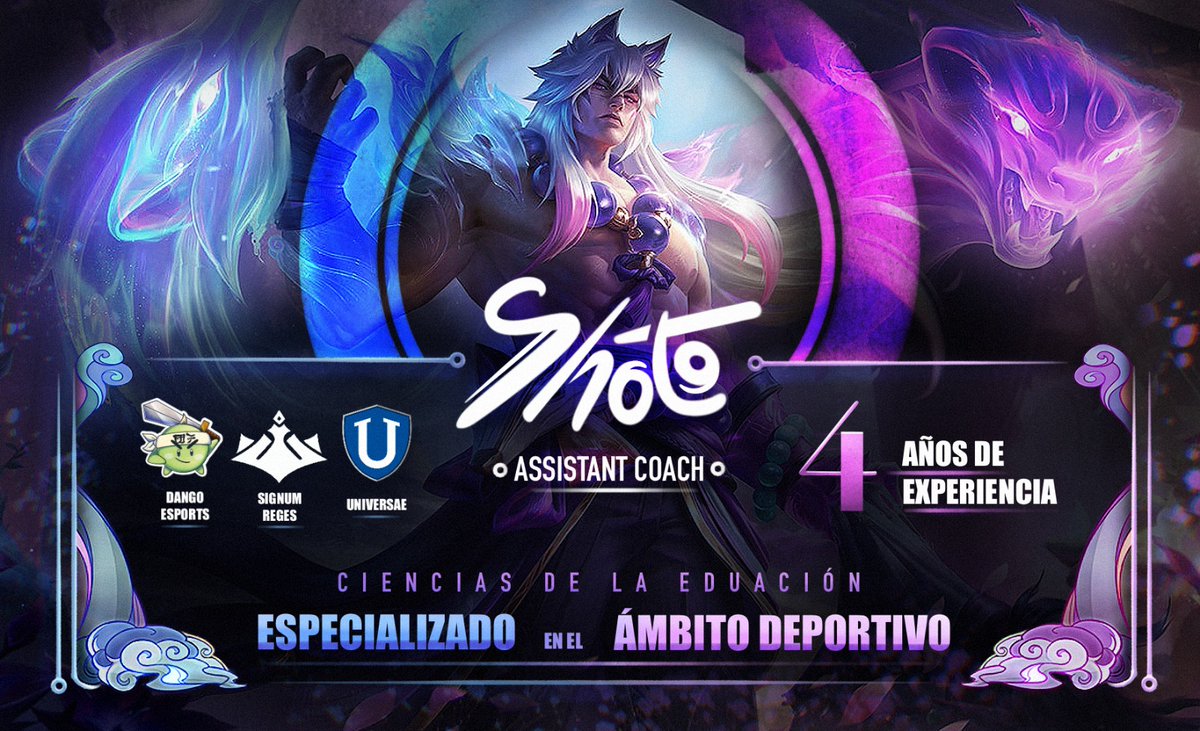 Buenas, se que voy bastante tarde pero me gustaría declararme LFT como assistant coach para este split de CT/NEXO, no voy a poder dedicarle tiempo a soloq pero me gustaría seguir vinculado con la competición. Tengo buena predisposición para aprender y aportar, un besazo☝️❤️
