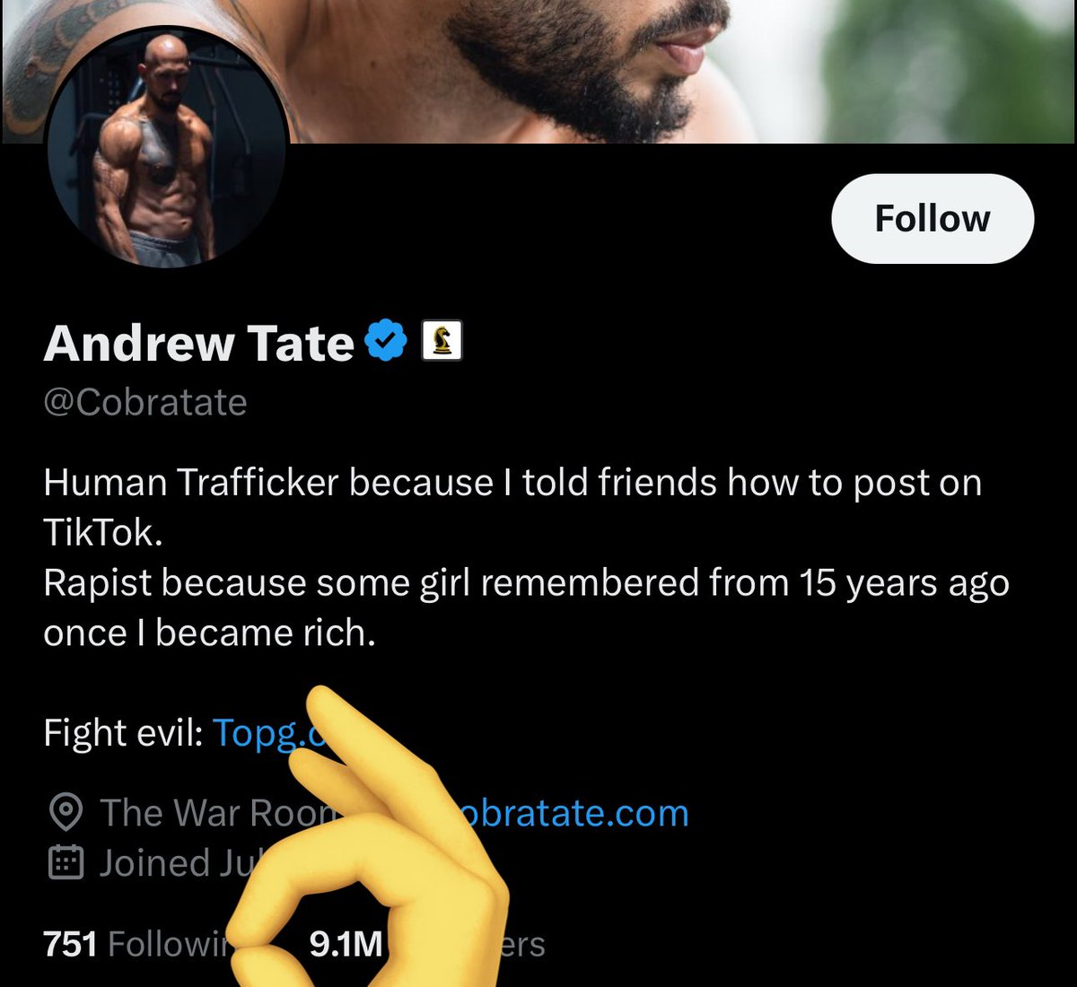 Tristan Tate tweet media