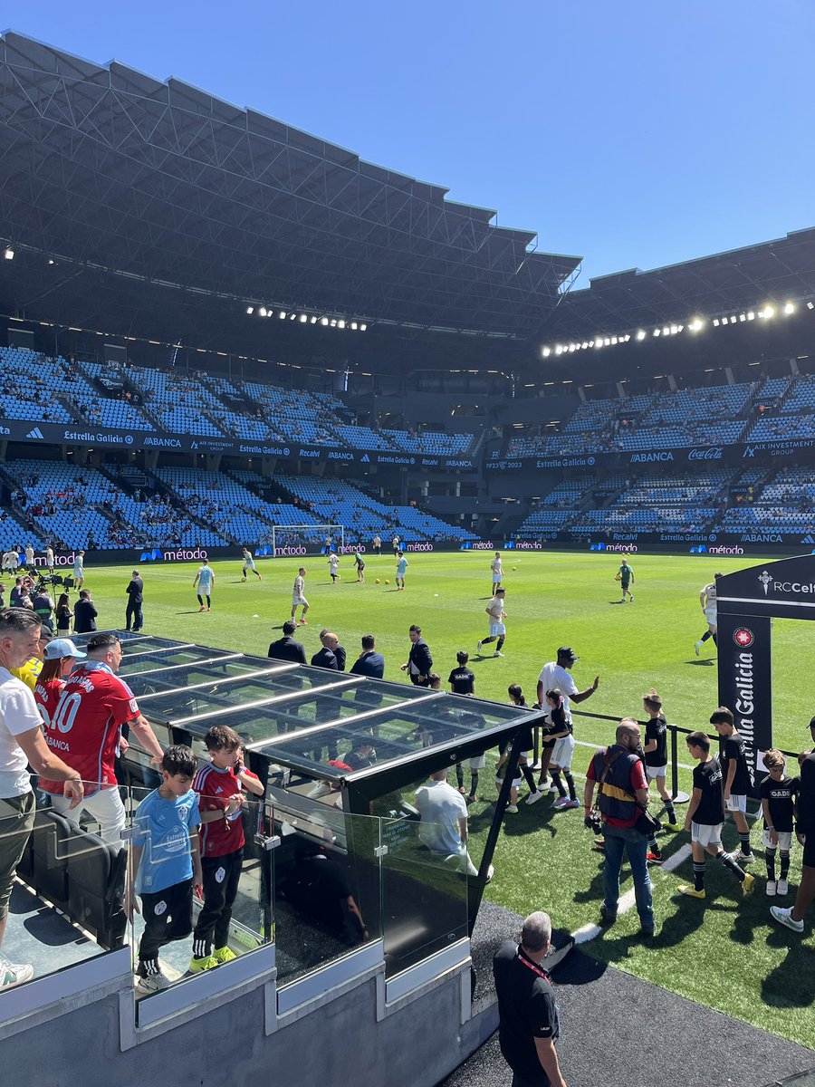 Qué privilegio ver el partido desde aqui! Hala Celta! #SorareOnTour