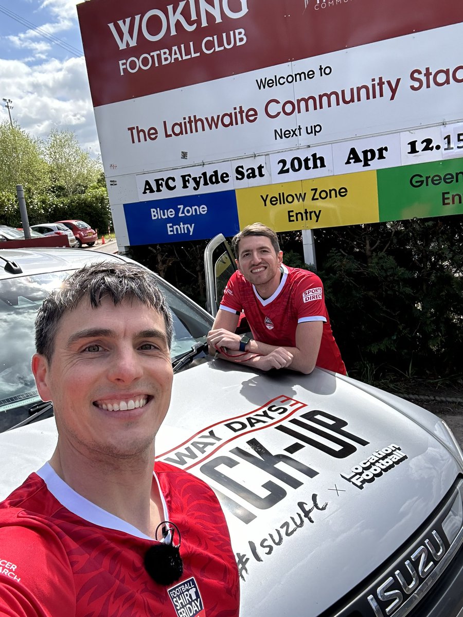 Let the journey begin! @wokingfc 

#isuzufc #footballshirtfriday

bit.ly/IsuzuFC_FSF