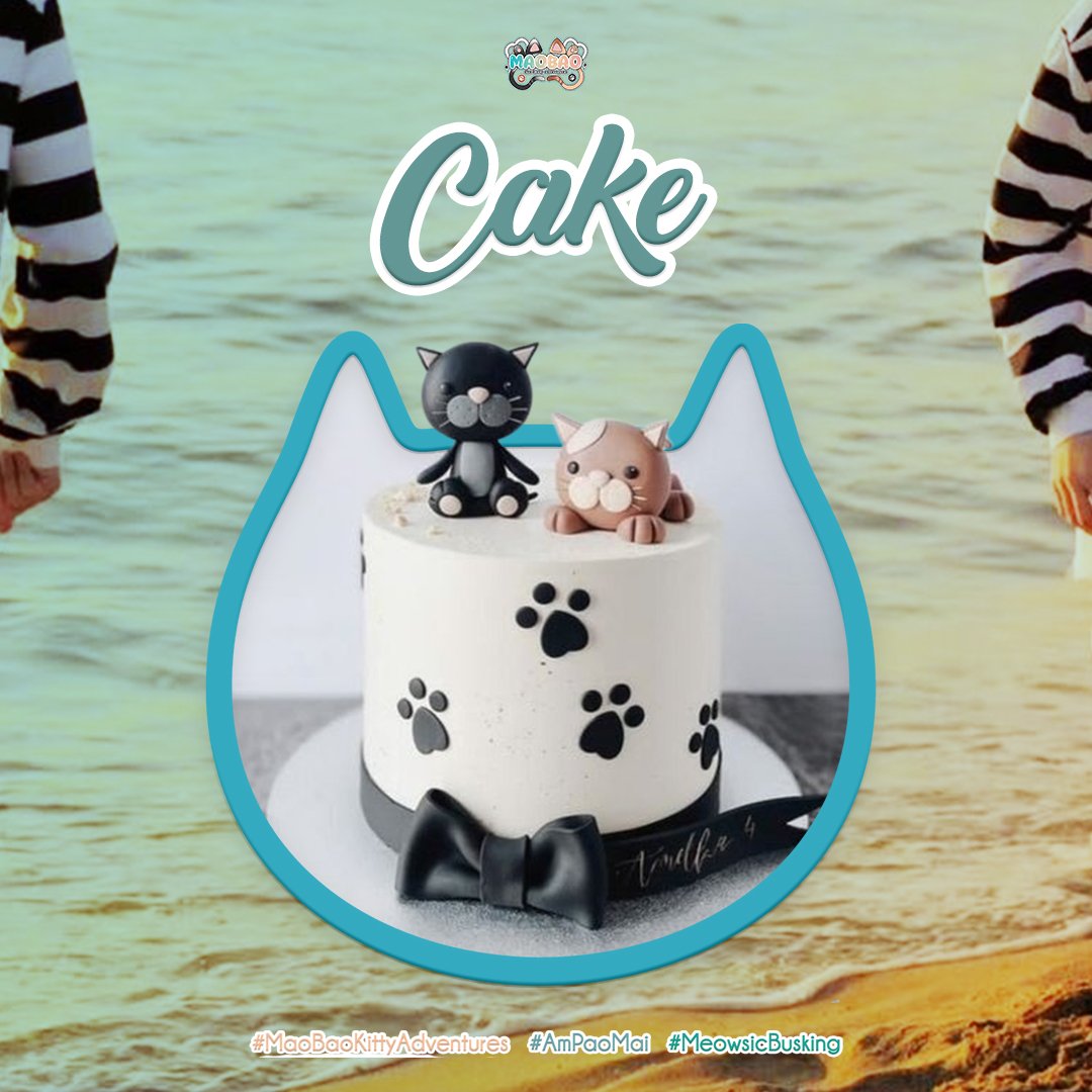 MaoBao20th's tweet photo. ⠀
⠀
                ㅤ   🫧 MaoBao Cake 🐚

                  #MaoBaoKittyAdventures
            #MeowsicBusking #AmPaoMai
⠀
⠀ https://t.co/M6cralO5jp