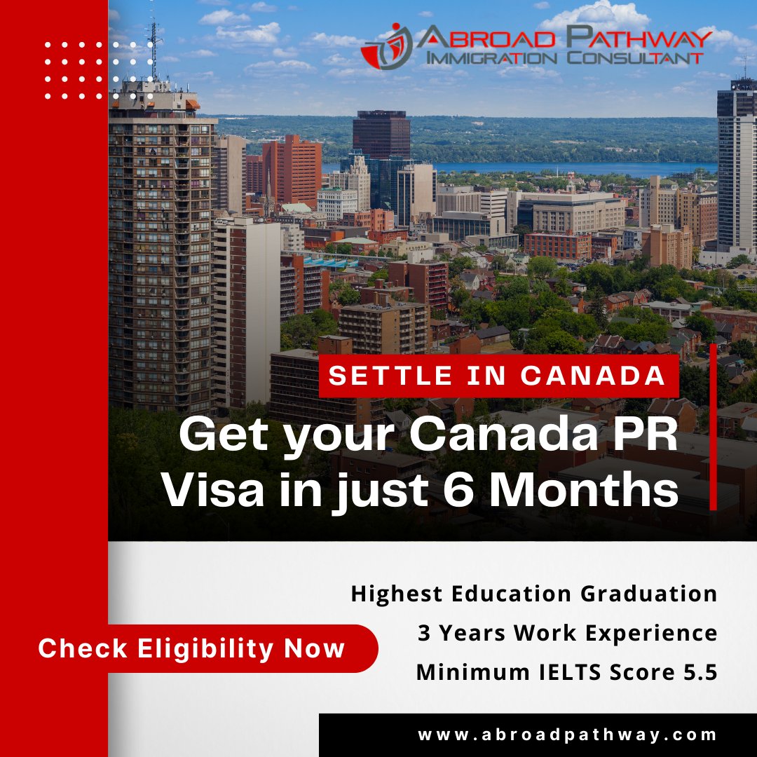 🍁 Dreaming of your Canadian adventure? 🇨🇦 Make it a reality in just 6 months with our expert guidance!

Talk to us- 9899146637
Read more- bit.ly/49Ytqpx

#Canadaimmigration #Canadaprvisa #visaforcanada #settleincanada #canada #workincanada