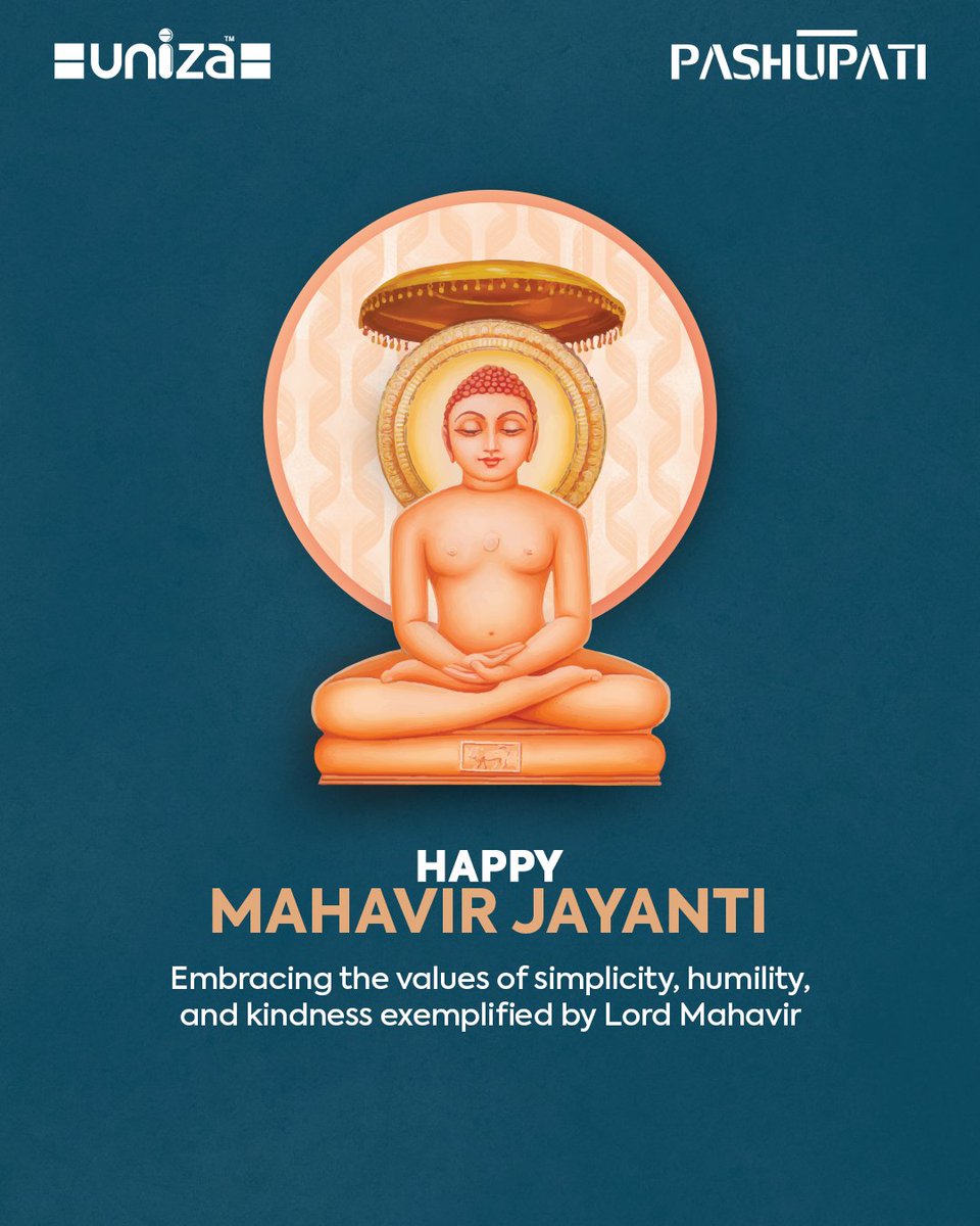 Mahavir Jayanti celebrates the embodiment of simplicity, humility, and kindness in the teachings of Lord Mahavir. Let's embrace these values and spread their light throughout our lives.

Happy Mahavir Jayanti!

#MahavirJayanti #Jainism #Nonviolence #Compassion #Spirituality