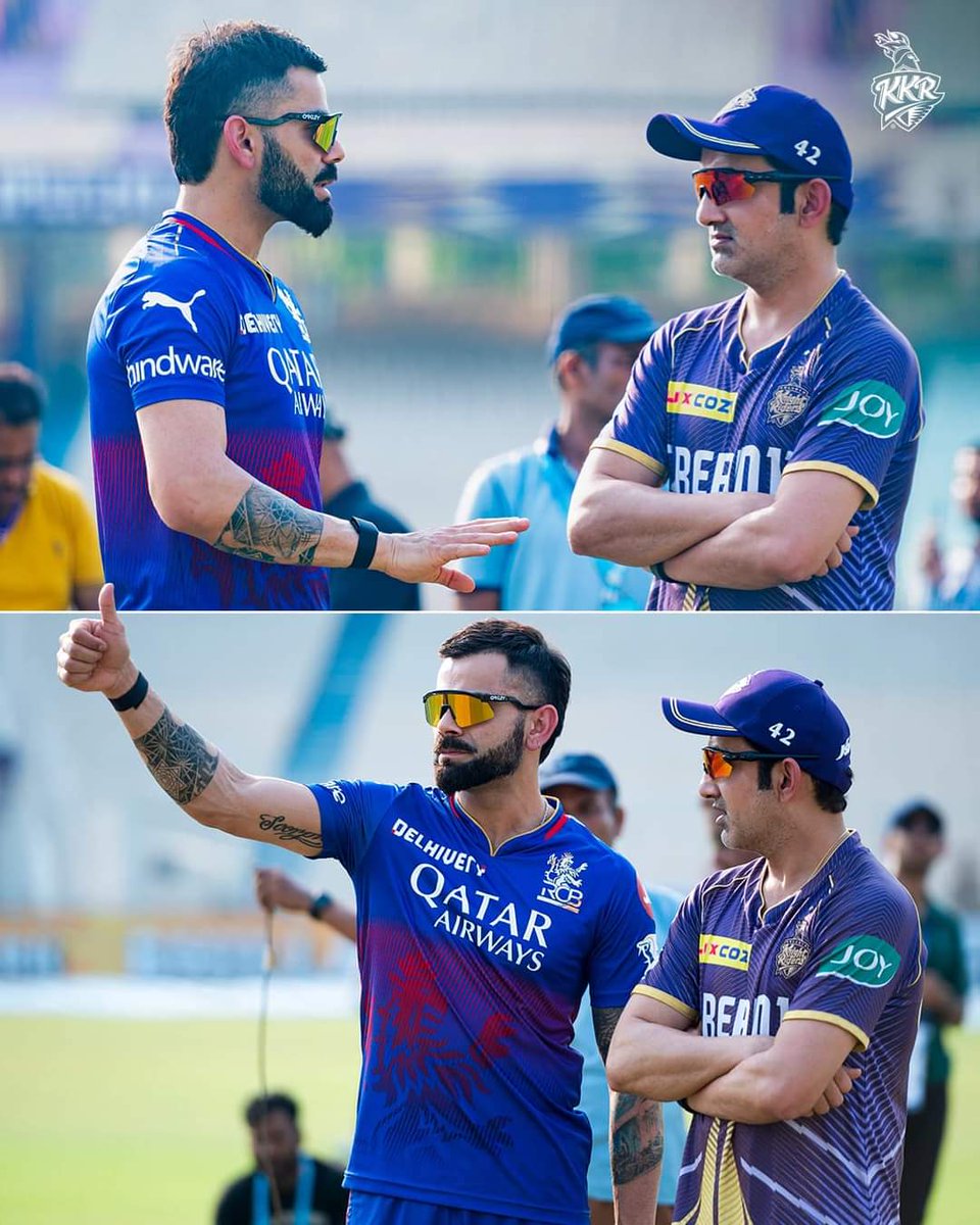 Bhaichaara on 🔝 Gautam Gambhir | Virat Kohli | #AmiKKR | #KKRvRCB | #TATAIPL2024 | #RukengeNahiJhukengeNahi #SRKIANSQUAD