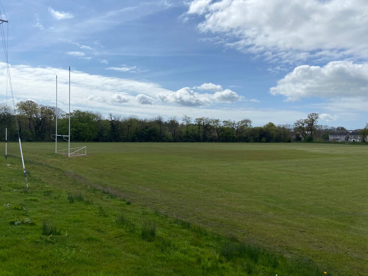 Great work done in Park South this morning on the pitches thanks to everyone who helped out and a huge thanks to Damien Garde of Garde Engineering for very kindly sponsoring and fitting out our Dugouts in Clonmult Memorial Park.