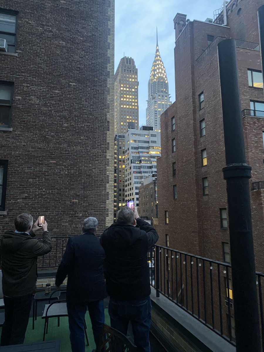 Chrysler Building in Manhattan from a friend’s rooftop #NYC