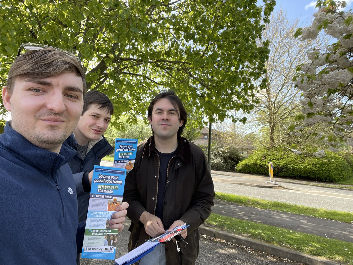 Team Derby Out again for @BBradley_Mans and @ASollowayUK all the play for in this mayoral election!