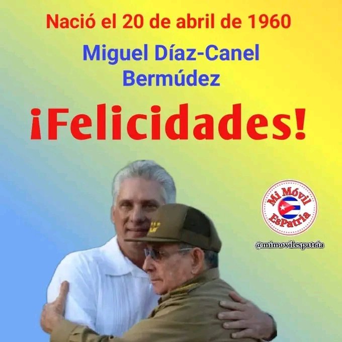 #EducaciónImías
#EducaciónGuantánamo
#CubaMined
Muchas felicidades presidente.