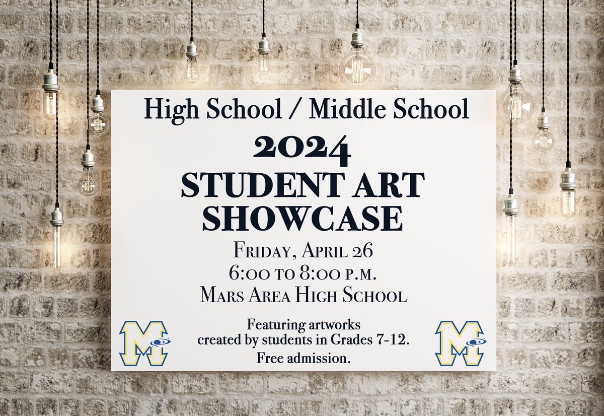 🎨🖌️🖼️ MAHS will host its 2024 Student Art Showcase from 6 to 8 p.m. on Friday, April 26. The event, a juried art show, will feature works such as drawings, paintings, photography, sculptures, and more, created by students in Grades 7-12. 🔗: tinyurl.com/45uxtxdt