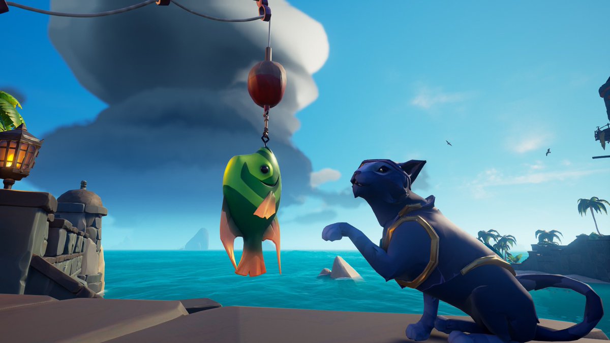ItsYaBoyR1C0's tweet photo. How to catch a Catfish 🐈‍⬛🎣

#SoTShot Theme: Fancy Fishing 
@SeaOfThieves #SeaOfThieves (Repost) https://t.co/TXjogmiYLg
