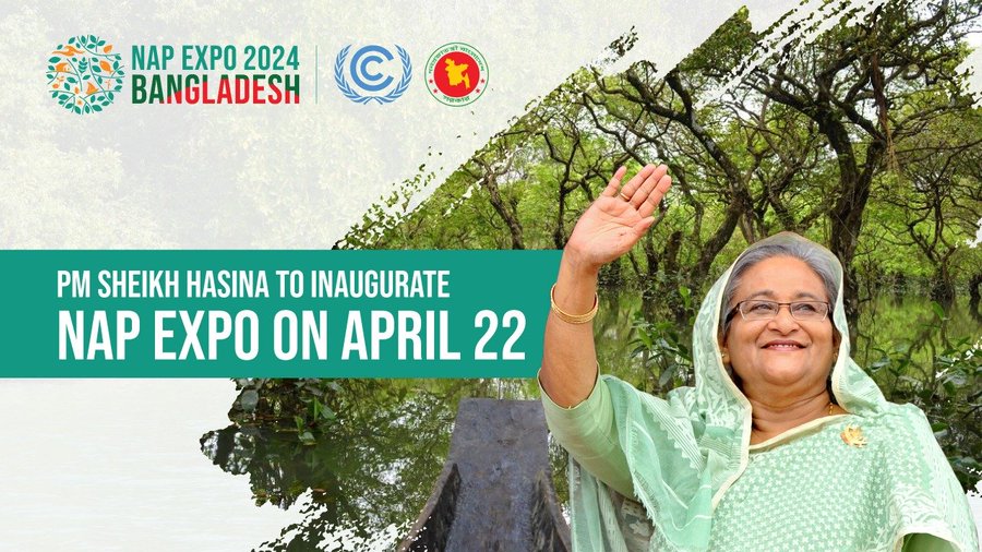 HPM #SheikhHasina will inaugurate the UN Climate Adaptation Conference National Adaptation Plan (NAP) Expo 2024 in #Dhaka which will be held from from April 22 to 25. @UNFCCC Executive Secretary @SimonStiell will be present at the #NAPExpo.
👉unb.com.bd/category/Envir…