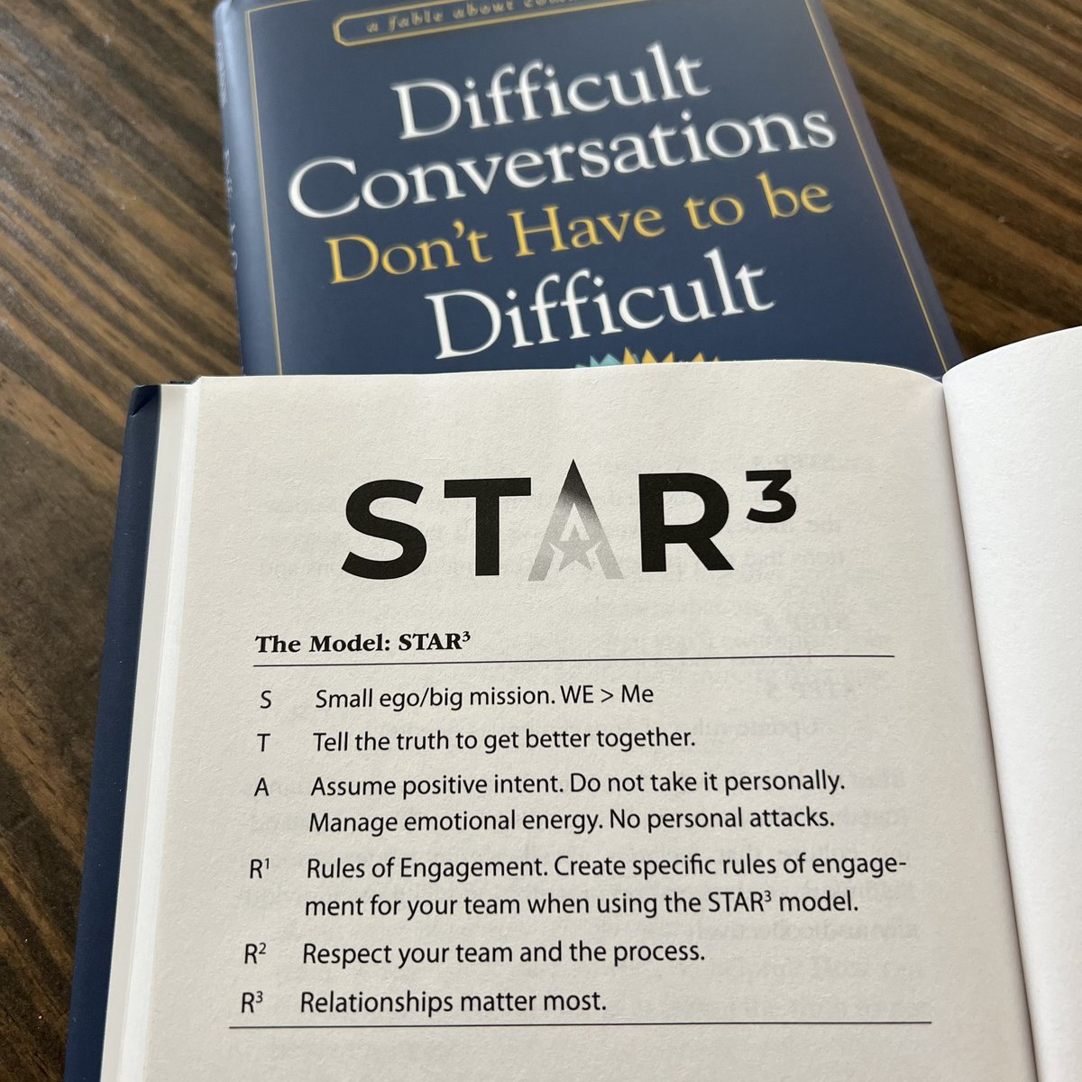 We’ve create a simple, smart way to make your relationships and team better. This Star3 model is a part of it. You can discover it all in my new book “Difficult Conversations Don’t Have to Be Difficult” (coauthored with Amy P. Kelly). 🎁 If you pre-order now you can access to