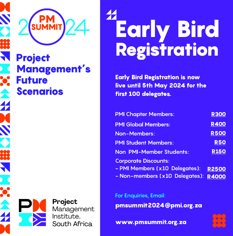Exciting News: PM SUMMIT 2024 Early Bird Offer! 

Join us virtually on July 4th, 2024 for a five-hour engagement of PM Summit 2024. 
Early bird registration is now open until May 5th, 2024 for the first 100 delegates! 

Secure your spot: lnkd.in/d2E9FMA5

 #EarlyBirdOffer