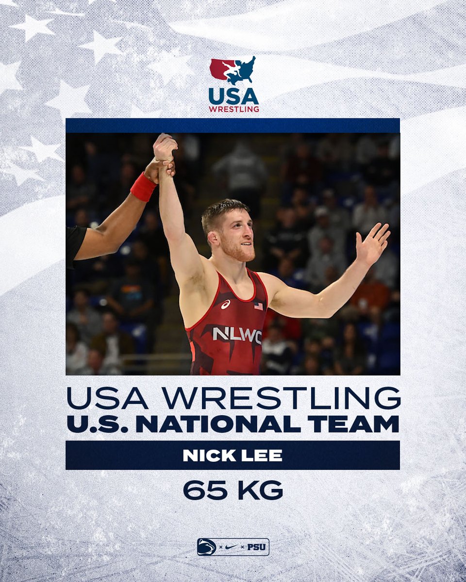 Nick Lee places second at 65 kg at the 2024 US Olympic Trials -- earns a spot on the US National Team #PSUwr