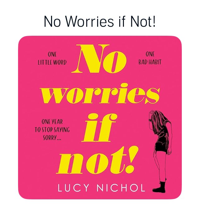Absolutely loving this gem - my audio for the week! #NoWorriesIfNot @LucyENichol So relatable, hilarious and making my commutes so much better!