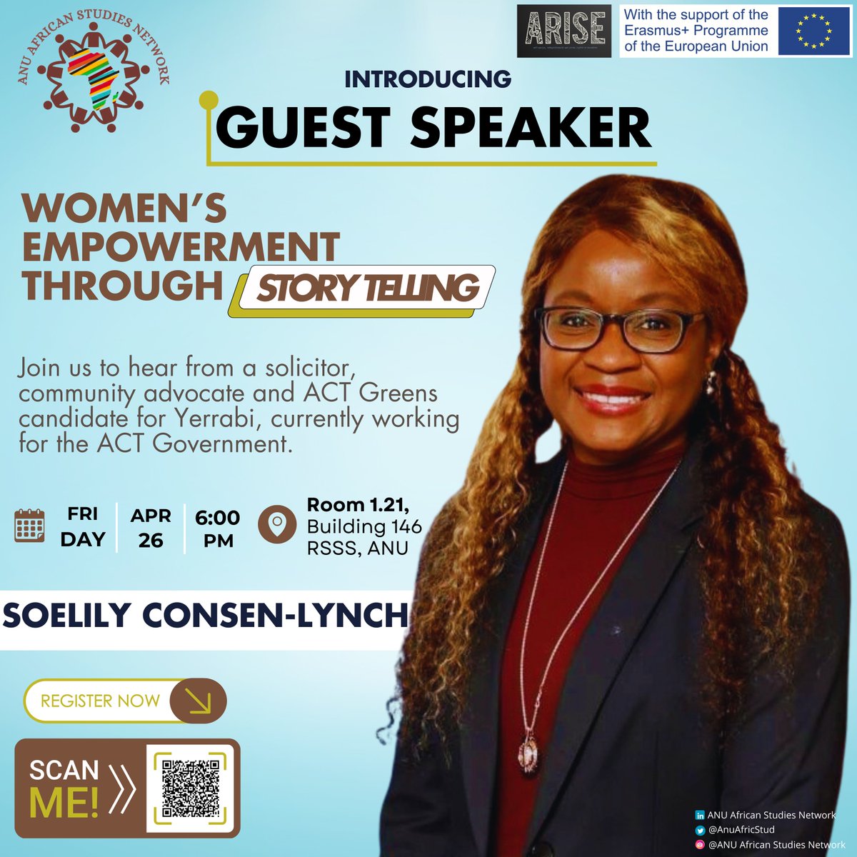 Our next panellist is @SoeCL , an expert in employment law and industrial relations who serves as an assistant director at the ACT Government. She has a wealth of experience in corporate law, legal aid, and advocacy. More 🔗shorturl.at/dgqDG See you there! #Africa #Women