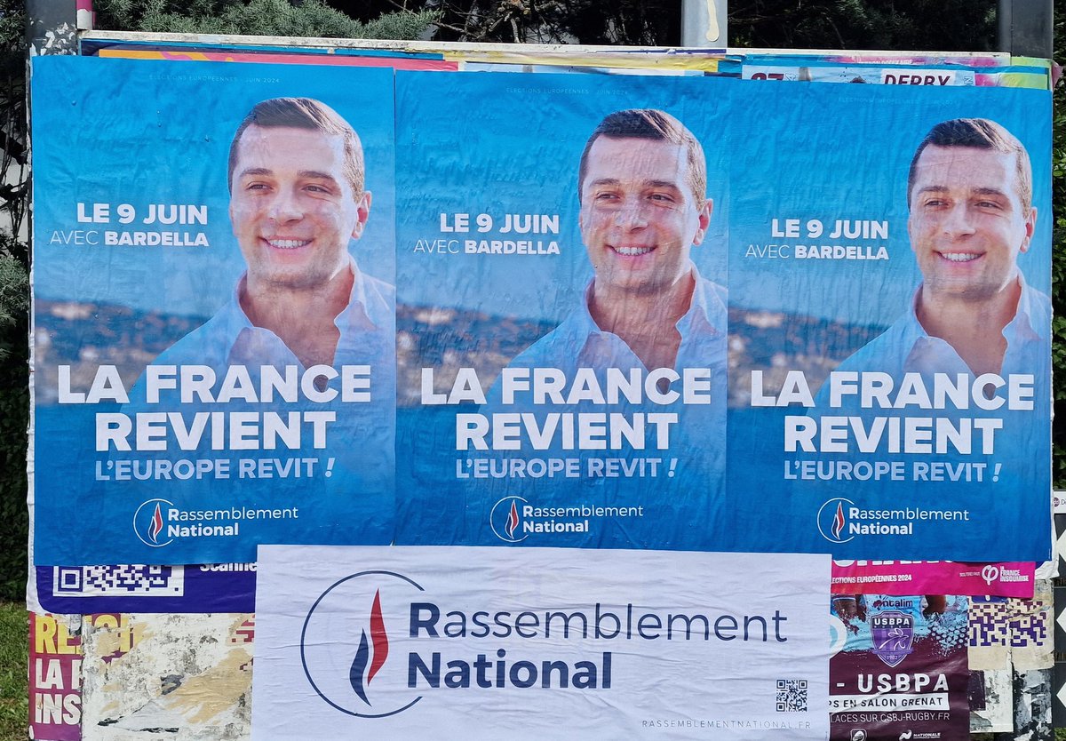 NatGermain's tweet image. 🔴 Après-midi collage dans la 10ème de L'Isère #circo3810 avant la venue de @J_Bardella demain à la Foire de #Beaucroissant en Isère 👍
#LaFranceRevient !
#VivementLe9Juin 🇨🇵