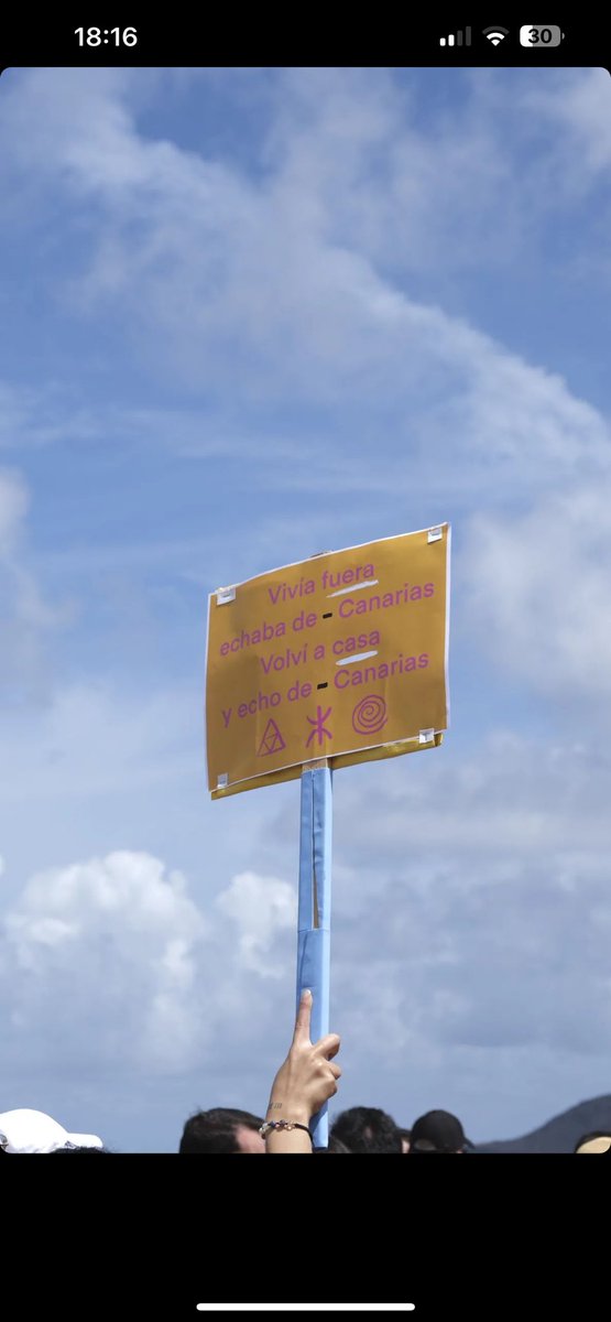 esto me representa tanto… #CanariasTieneUnLimite