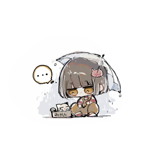 「髪飾り 傘」のTwitter画像/イラスト(新着)