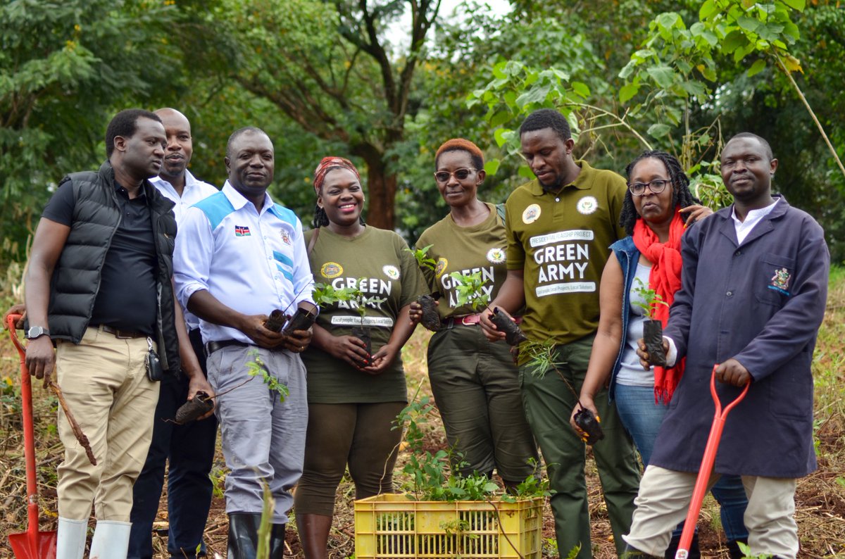 @uonbi together with @UNESLIMITED @GreenArmyKe & @MakeItKenya, planted a forest for the future at yesterday's tree planting event!  Every tree counts in the fight against climate change. #Corporateresponsibility #Sustainability