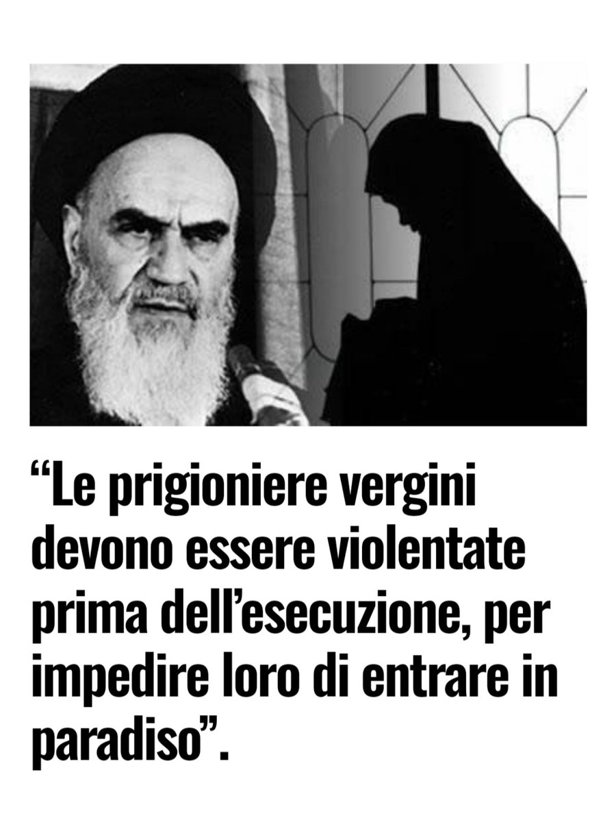 1/ Estratto dal libro di #Montazeri sullo #stupro delle donne nelle carceri del regime #iraniano Nel dicembre del 2000 #HosseinAliMontazeri, un religioso di 79 anni che era stato per 10 anni il successore designato di #Khomeini,leader supremo del regime #teocratico in #Iran ha ⤵️