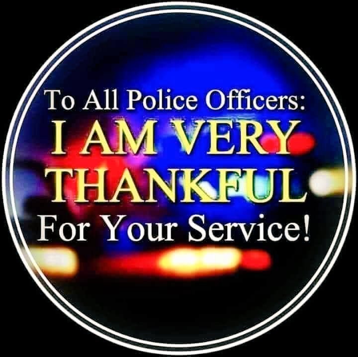 Thank you for your service. 🫡💙👮🏻‍♀️🖤