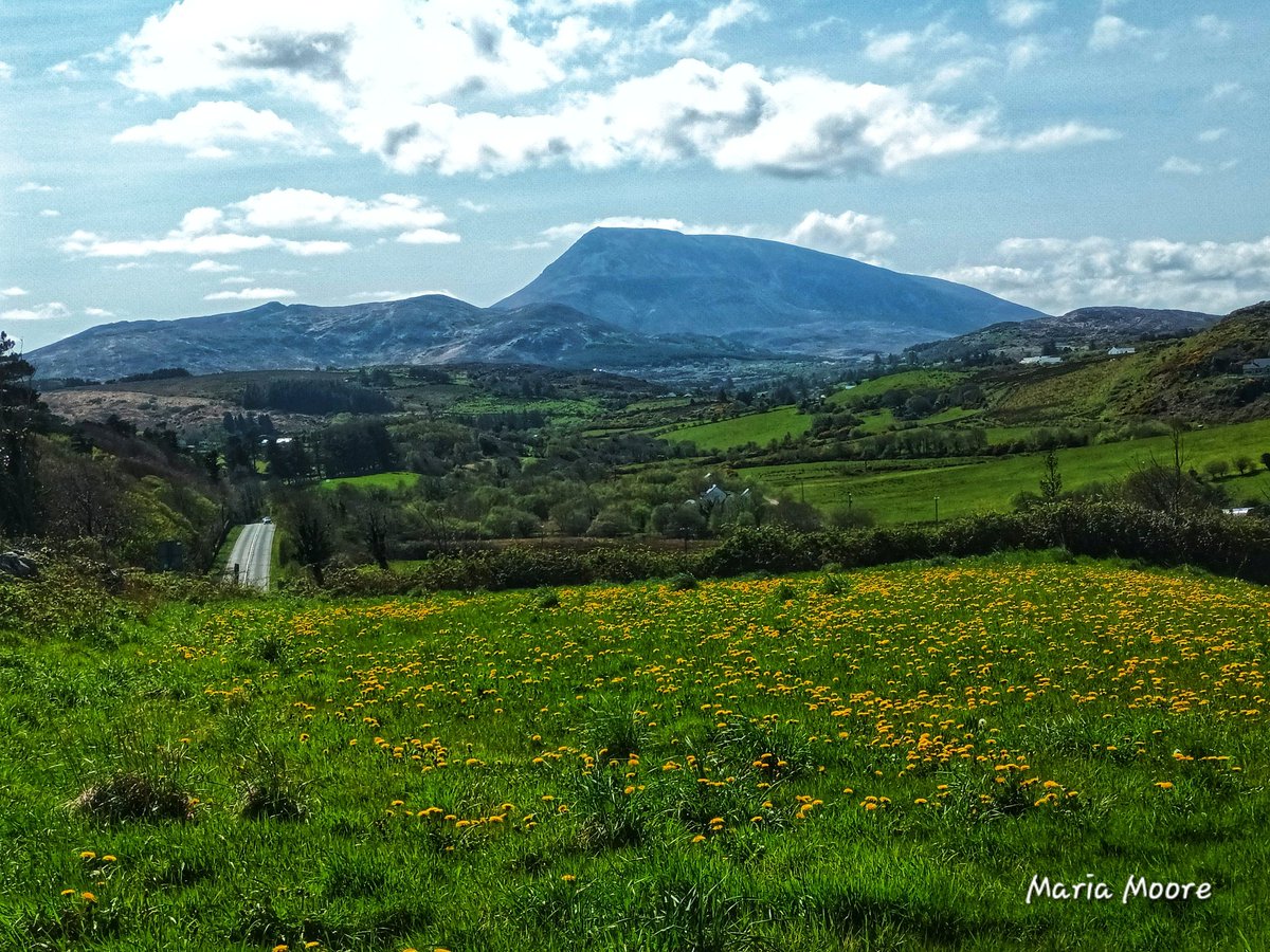 Muckish Mountain from Ballymore,Dunfanaghy,Co Donegal. It was a beautiful day!