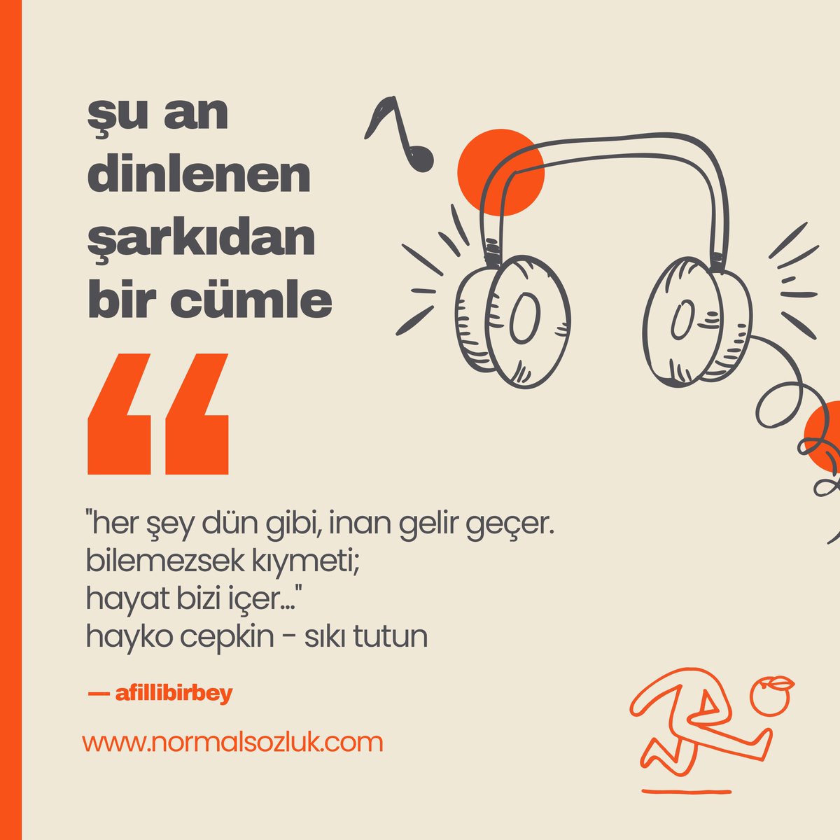 şu an dinlenen şarkıdan bir cümle bırak👇 🎶