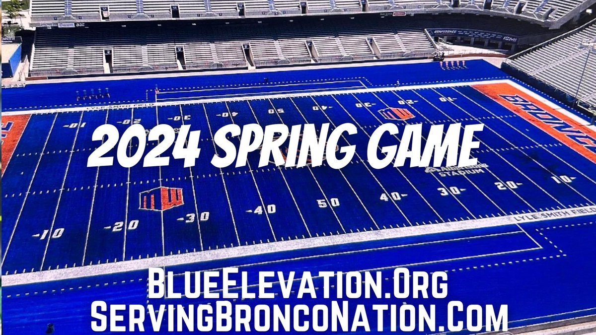 It’s here Bronco Nation! Who’s going? 1:30pm Albertsons Stadium Bleed Blue! Go Broncos!💙🧡💙🧡 #BeElite #BeLegendary #BlueElevation Support the program. Everything Counts↙️ BlueElevation.Org BECOME A MEMBER #BoiseState #Elite #BleedBlue #WhosNext #UsAgainstWorld