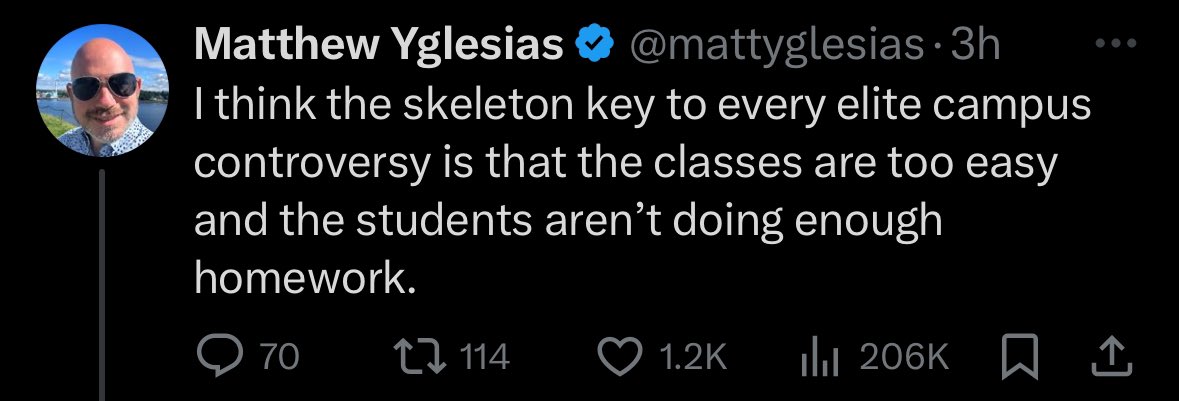 I’m sure this WAS true of Matt and all his fellow Dalton alums at Harvard. But those aren’t usually the people doing the leftist organizing :)