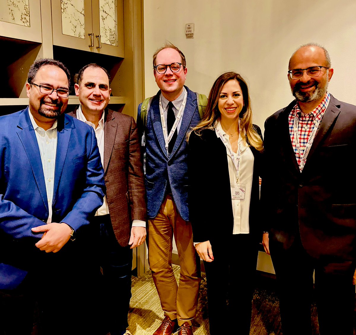 Awesome 👏 meeting of the minds - future-looking ideas 💡 & engaging discussions together among MDS and MPN and CMML and #hemepath communities at @_MDEducation ! L➡️R @doctorpemm @Dr_AmerZeidan @MaxStahlMD @sanamloghavi @MrinalPatnaik | #MPNSM #MDSsm 🙌