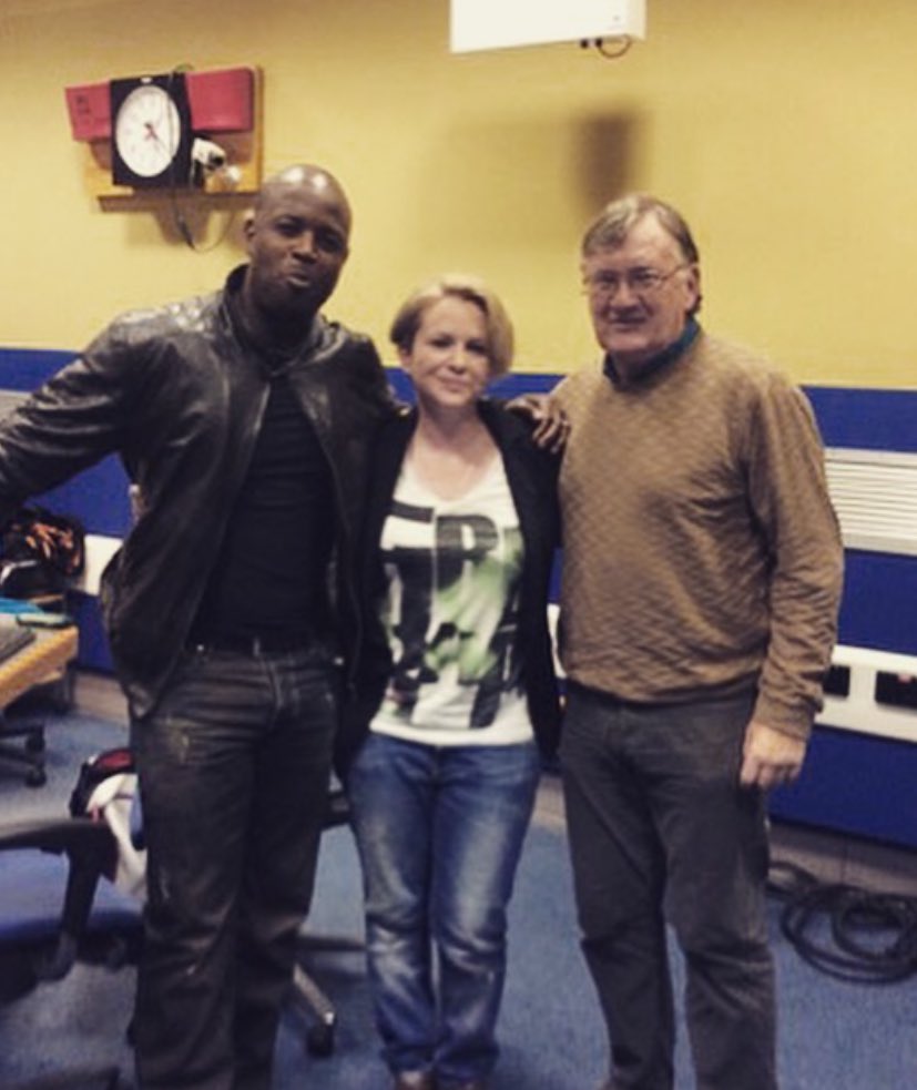 VickiBlight's tweet image. #CallRob live on @BBCRadioWales paying tribute to our former colleague #LeightonJames pictured in the old BBC Wales studios 2016 with me and  #NathanBlake We’ll also be chatting Cardiff’s young superstars from this afternoon, Swansea, Newport and Wrexham! @robphillipshere