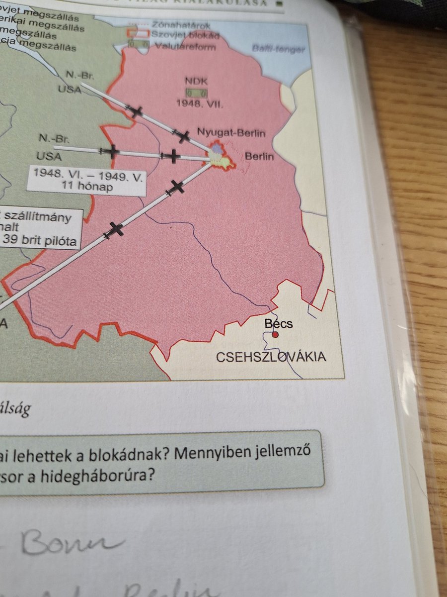 i didnt even show this to yall. somehow my history book's editors managed to put vienna(bécs) in czechoslovakia