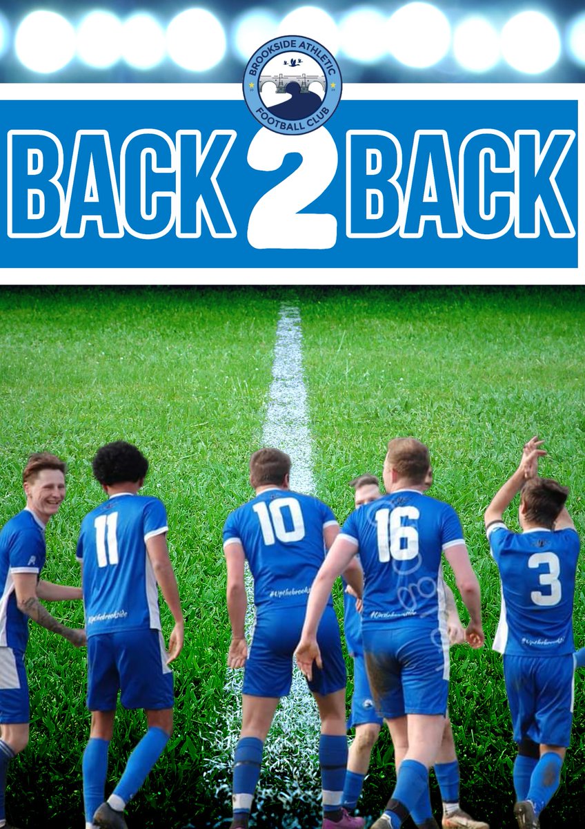 Back 2 back 2 back 2 back 💙

The Brookside story 📚

2020 - Founded 
2020/21 - LCFL division 3 - Promoted 🥉
2021/22 - LCFL Division 2 - Champions🏆
2022/23 - LCFL Championship- Champions 🏆
2023/24 - LCFL Premiership- Promoted 🥈

@leicestersenior awaits 🆕️
