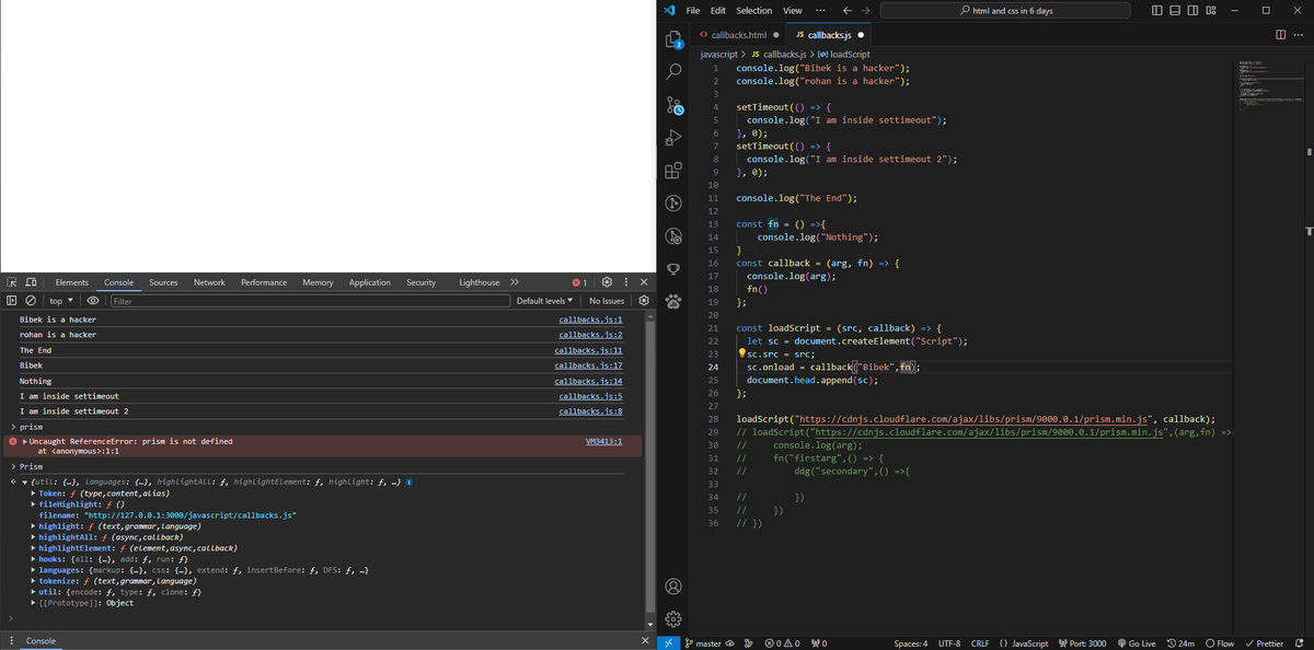 RY0SHIN0's tweet photo. 🚀 Day 82 of #100DaysOfCode 💻

Focused on revising callbacks in JavaScript today! 🔄🎯 Ready to apply this knowledge in my coding projects! 💡 #JavaScript #Callbacks #AsynchronousProgramming #100DaysOfCode 🌟 https://t.co/GHfvLZhmw9