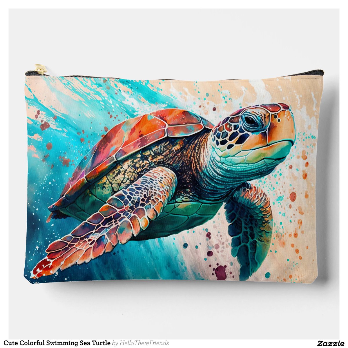 SmallCityZazzle's tweet image. Cute Colorful Swimming Sea Turtle Accessory Pouch→zazzle.com/z/159wg9pi?rf=…

#Handbag #CosmeticBag #MakeupBag #TravelBag #Accessories #MothersDay #Daughters #GiftIdeas #Gifts