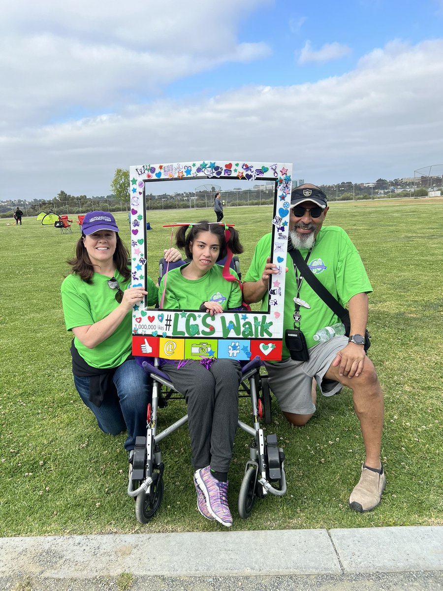 Today, we are walking for LGS Foundation and LGS Research. Woo hoo!!! Thank you to all who donated!! 💜💚💜 Savannah’s Walk ‘n’ Wheel for LGS Research lgsfoundation.salsalabs.org/2024walkforlgs…