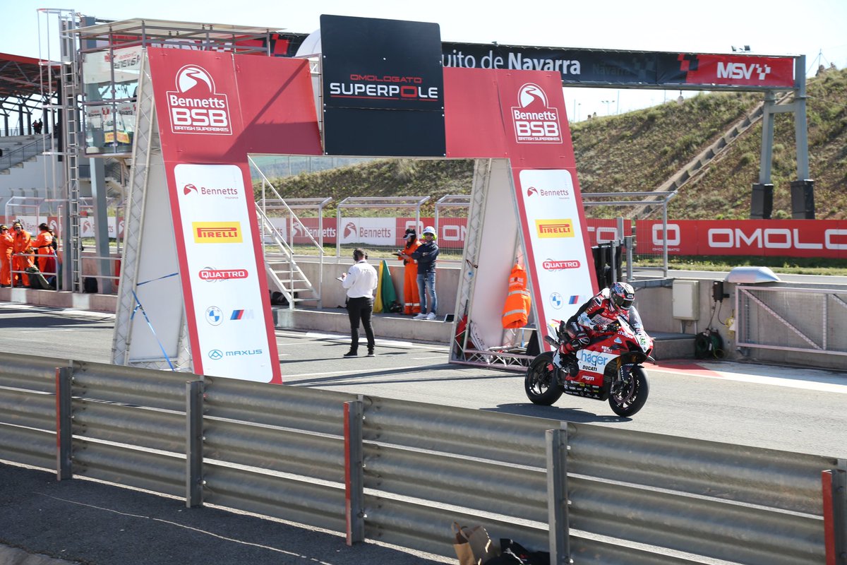 First Superpole of the year done! 2nd row start tomorrow in race 1 for @GIrwinRacing, missing out on the front row by just 0.086!