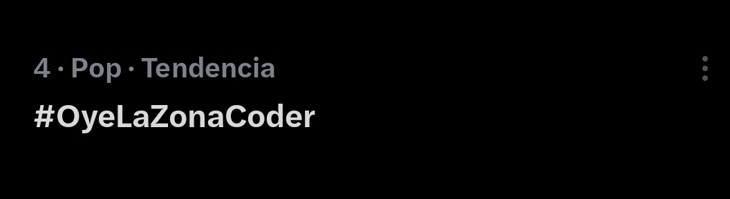 jsoorules's tweet image. Somos tendencia número 4!!!
#OyeLaZonaCoder