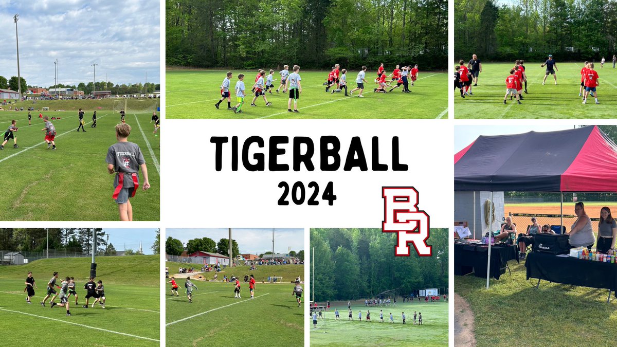 It was a beautiful day at The Ridge seeing our future kids have a blast playing flag football and our parents invest in the future of Blue Ridge Athletics. Thank you @blueridgeyouthassociation ! Go Tigers, #HearUsROAR @AshleyCWardlaw @BRTigersFB