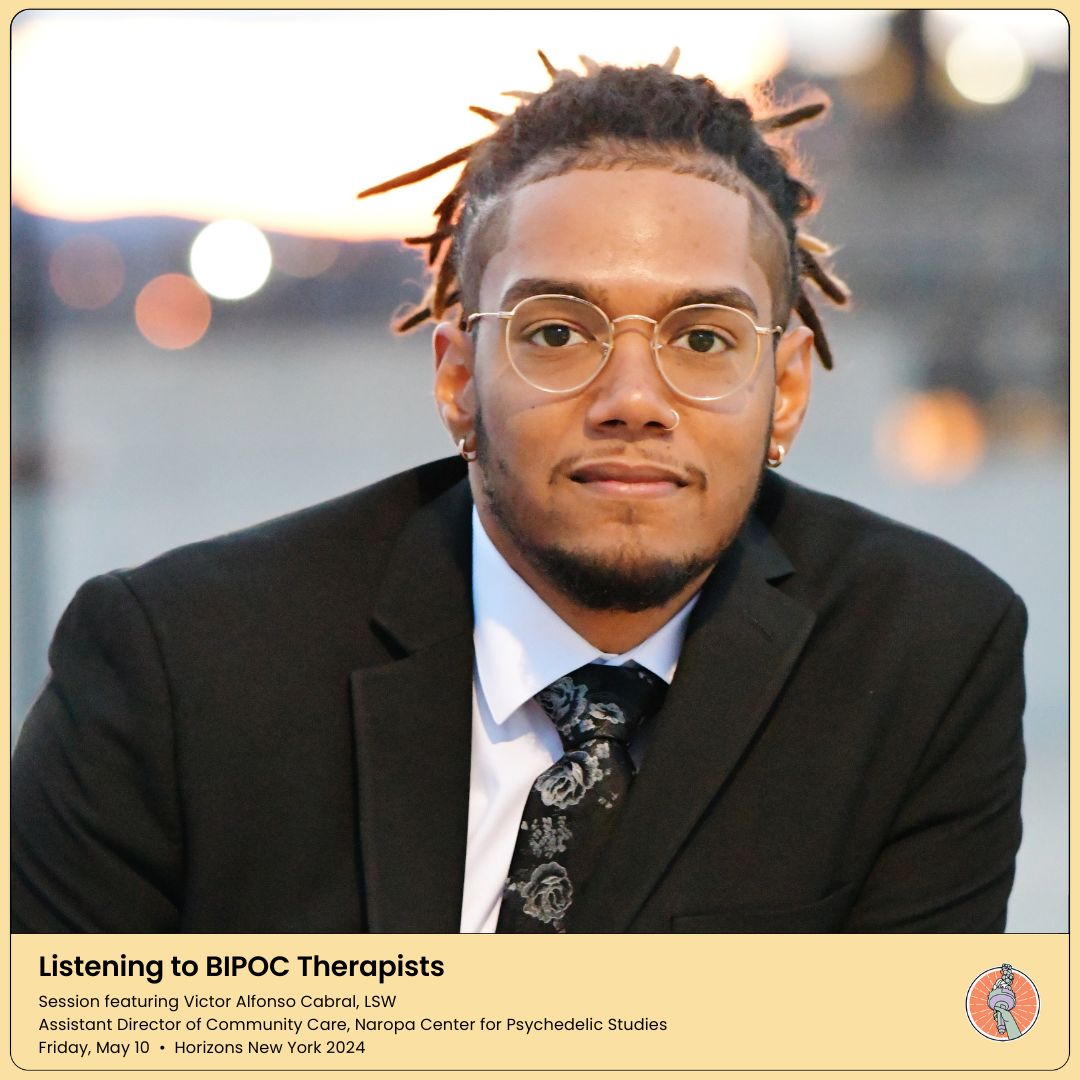 On Friday, May 10, we are pleased to welcome Victor Alfonso Cabral, LSW, to the Horizons stage to as part of the “Listening to BIPOC Therapists” session. Learn more and register at buff.ly/3Egr4DU