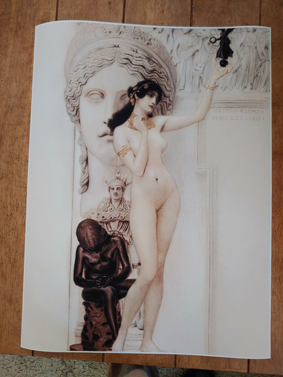 3dvoPrinting's tweet photo. Gustav Klimpt - Allegory of Sculpture sold to a client on Mercari. $15

#artnouveau #gustavklimt #klimt #nouveau #poster https://t.co/h83N9IFXw5