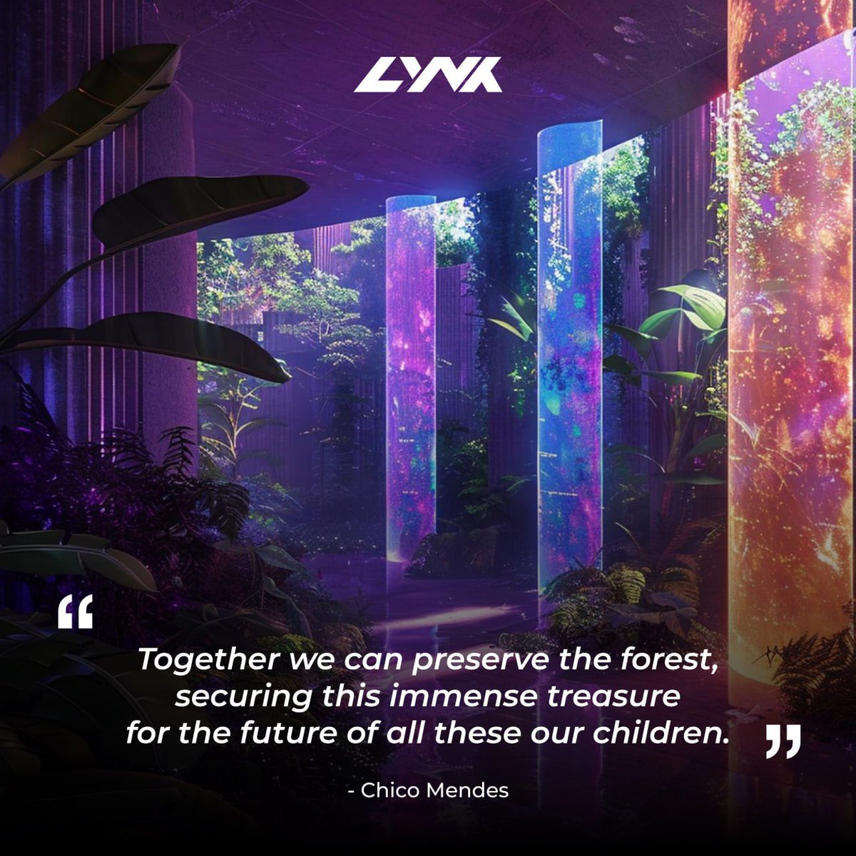 lynksanctuary's tweet photo. This #EarthDay, let us create a wave of change, to safeguard our lush forests and nurture the planet together.

With #LYNK, we're more than a community; we're guardians of the future. Let's vow to make every day an Earth celebration 🌱💚 https://t.co/jeUgd7wlZ3