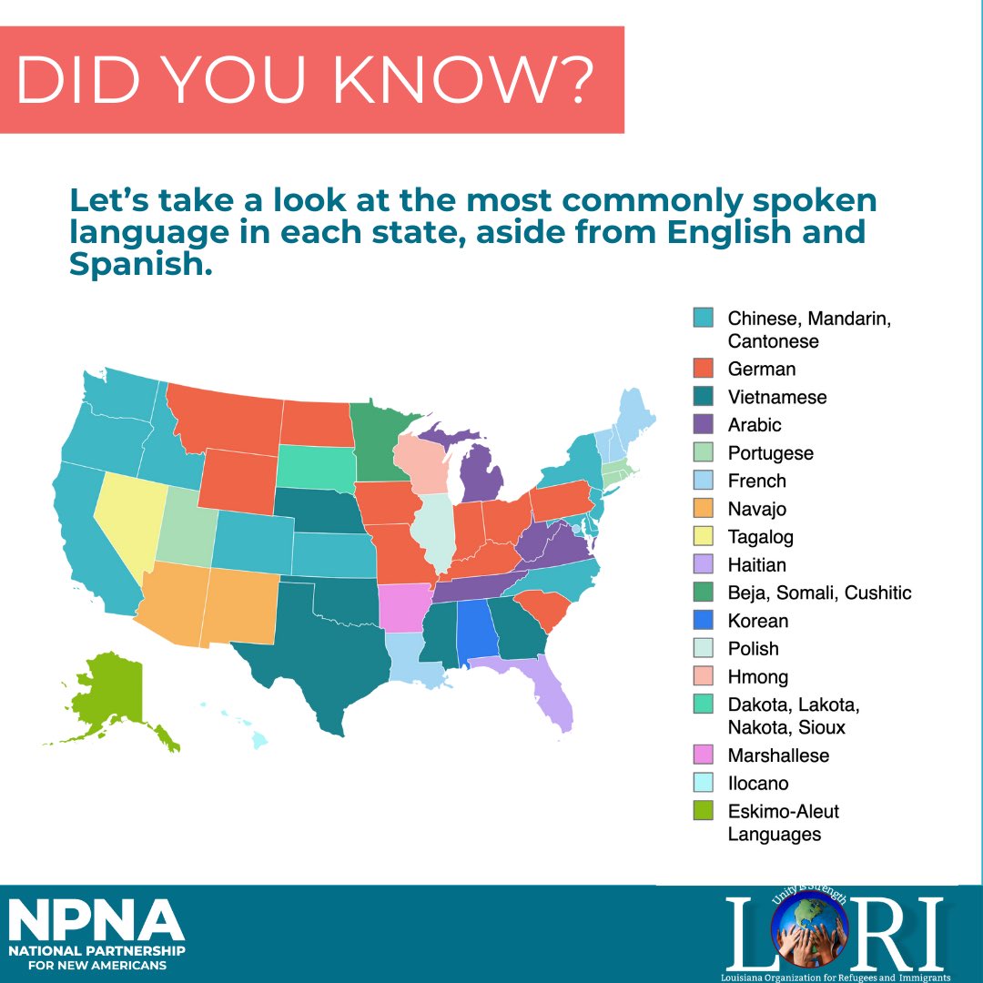 The U.S. is one of the most linguistically diverse countries, with over 328 languages spoken across the country! If you’re from the US, drop a comment below and let us know which languages you know. #languageaccessmonth #inclusion #diversity